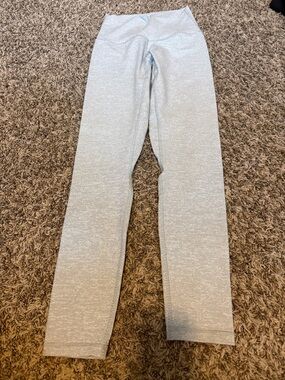Born Primitive white and gray stripped Leggings